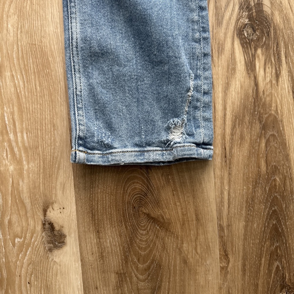 Anthropologie Pilcro Denim Jeans Size 25 Straight Leg Distressed - Picture 2 of 12